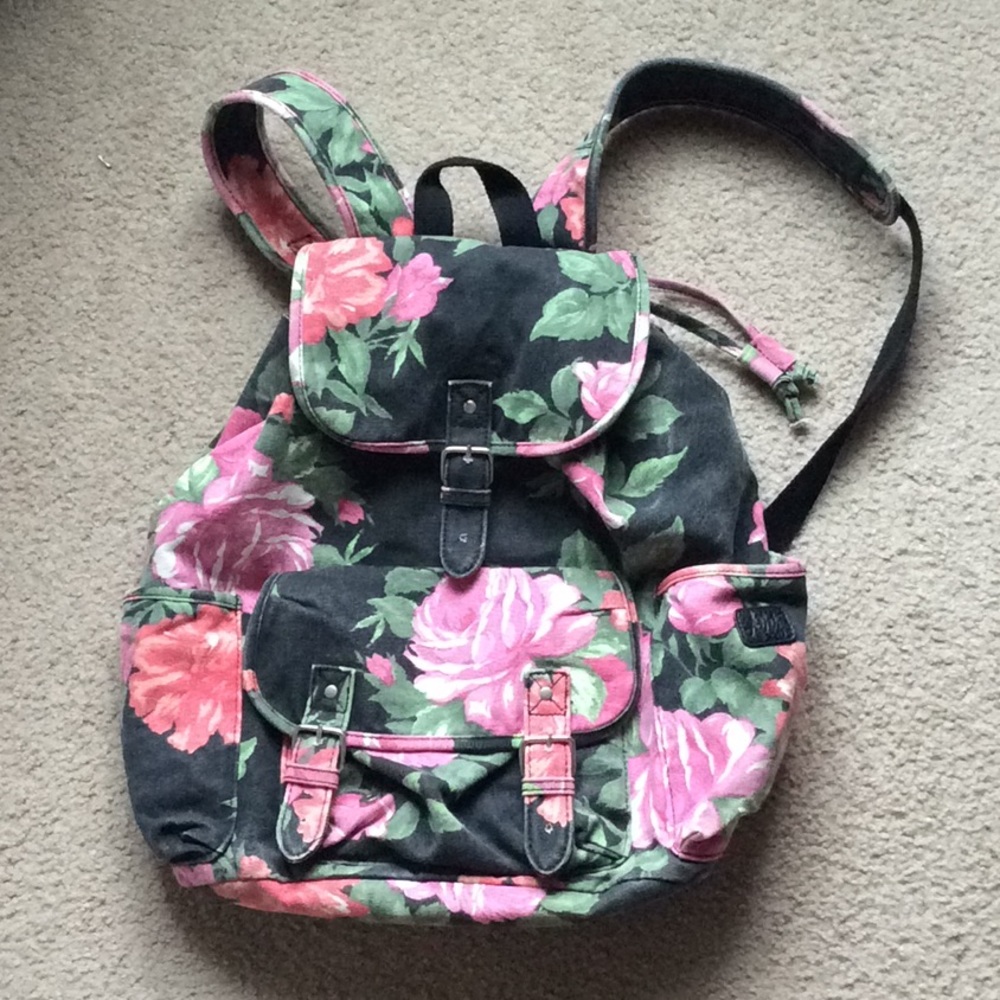Floral backpack